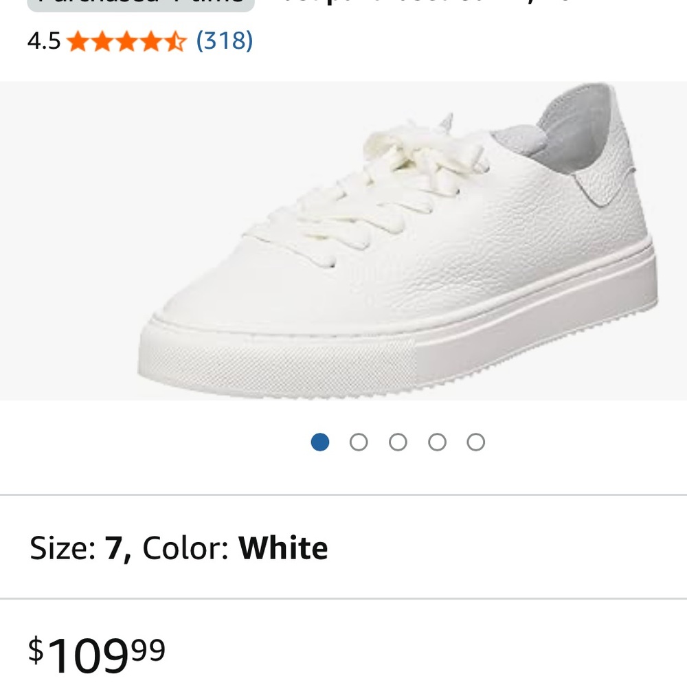 Sam Edelman Women's White Lace-Up Sneakers